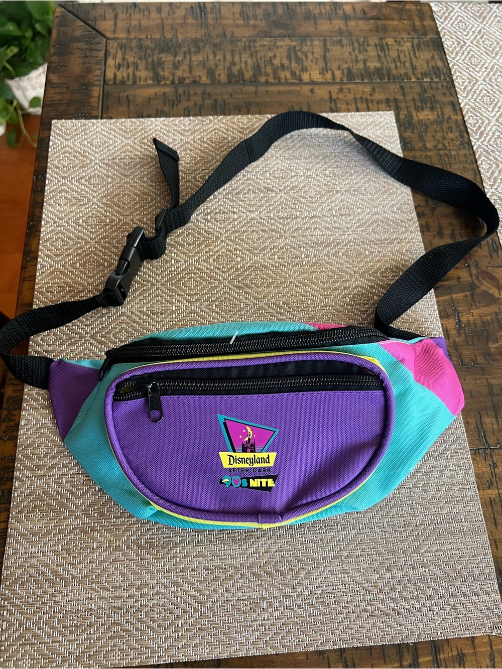 Disney 90s Nite Colorblock Belt
Bag-Purple/Teal/Pink